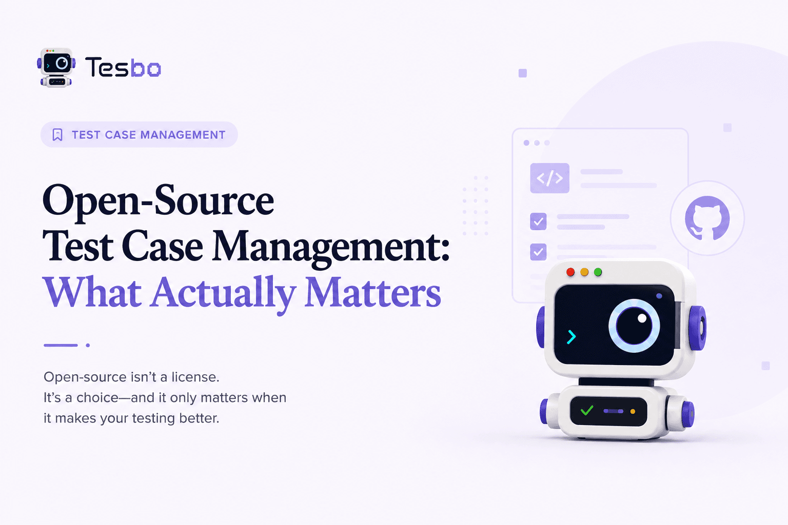 Tesbo Test case manager is opensouce