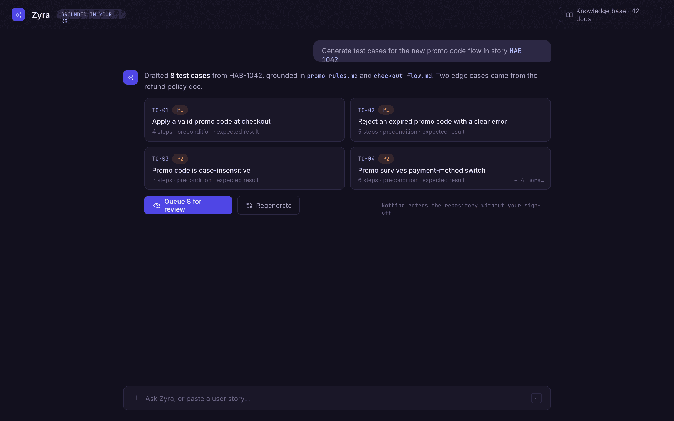 An AI that already knows your product
